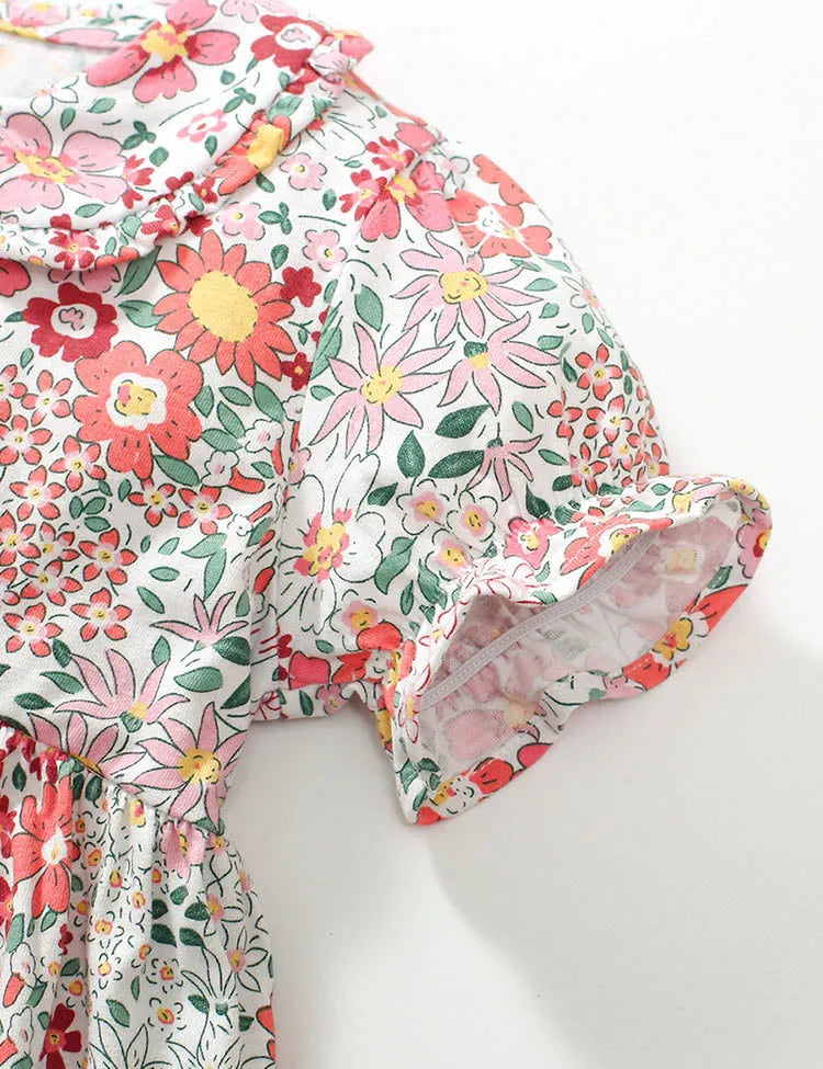 Blossom Floral Printed Cotton Dress