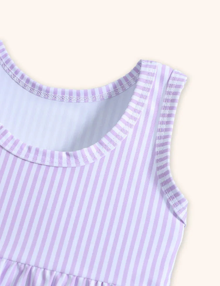 Bow Polka Dot Print Swimsuit