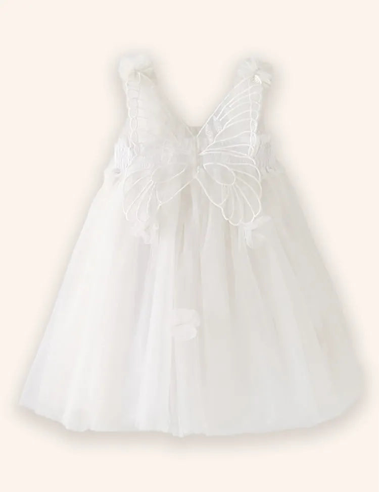 3D Wings Tulle Dress