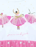 Ballet Girl Ruffled Starry Tulle Dress