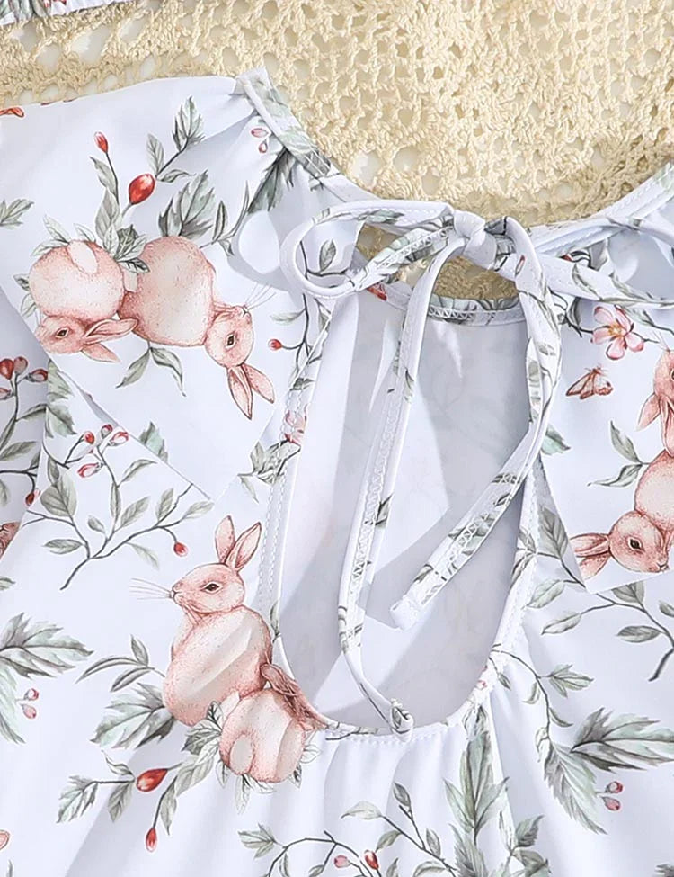 Bunny Print Swimsuit
