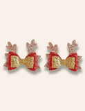 2PCS Christmas Series Sequined Hairclips