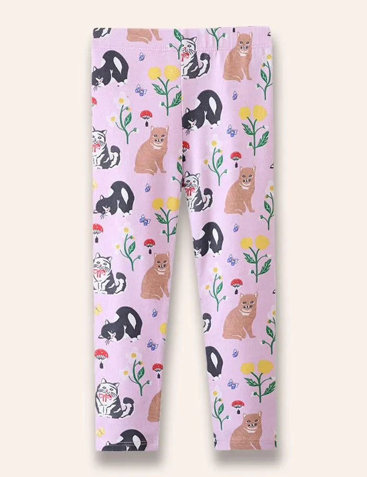 Cute Cat Appliqué Dress