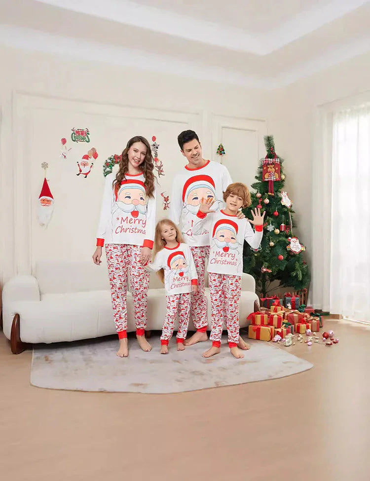 Christmas Santa Print Family Matching Pajamas Sets