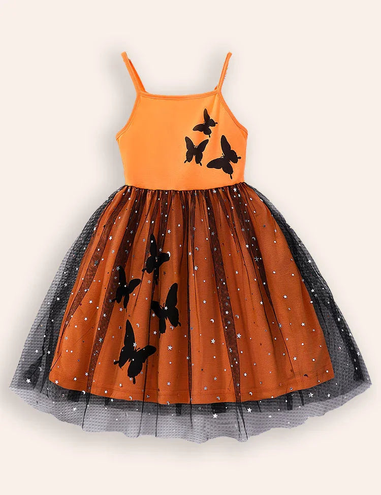 Butterfly Suspender Tulle Dress