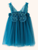 3D Butterfly Tulle Dress