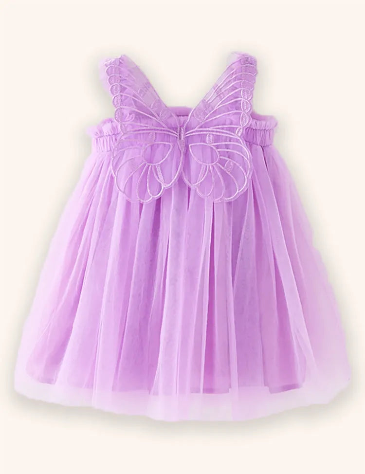 3D Butterfly Tulle Dress