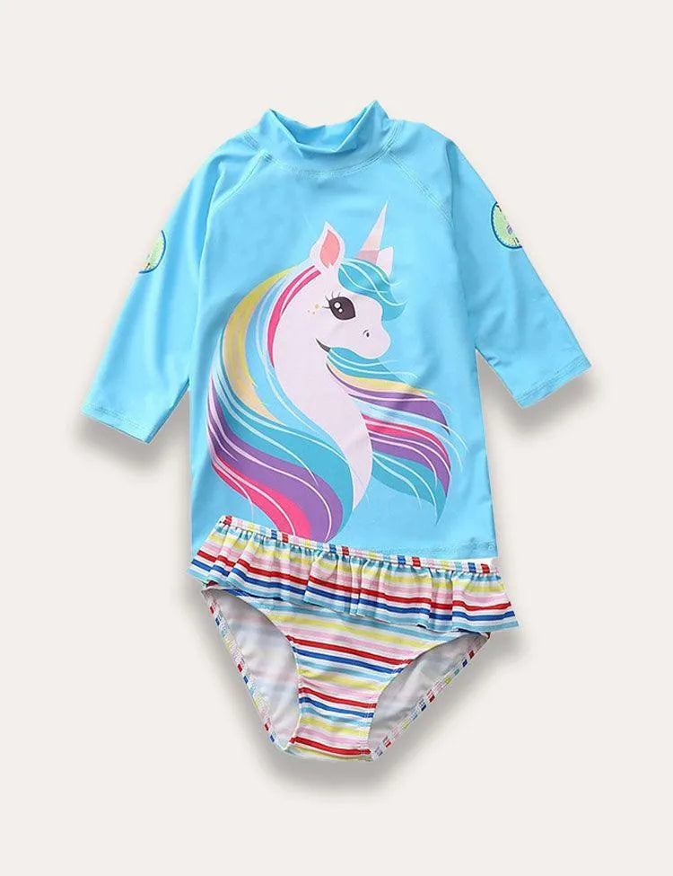 Animal Split Swimsuit - Mini Taylor