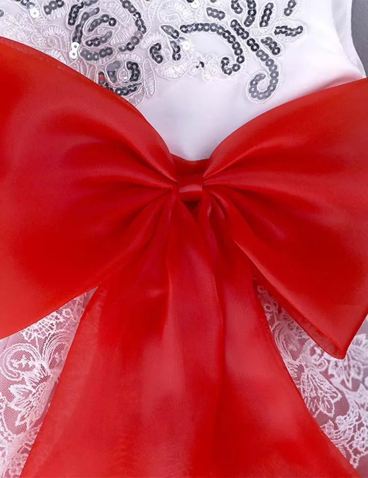 Bow Floral Party Dress - Mini Taylor