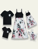 Suspender Printed  Family Matching Dress