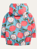 Apple Print Hooded Coat - Mini Taylor