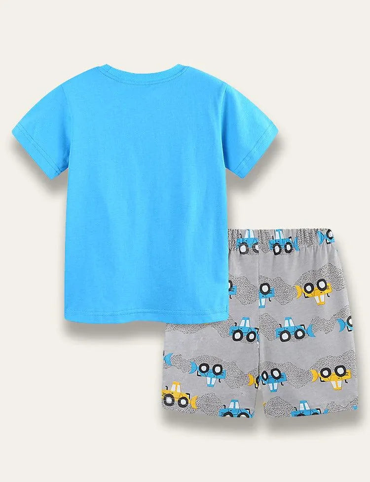 Blue Car Print Set - Mini Taylor