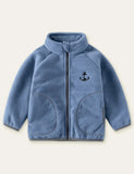 Boat Anchor Embroidered Polar Fleece Jacket - Mini Taylor
