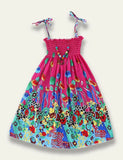 Bohemian Print Family Matching Dress - Mini Taylor