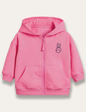 Bunny Print Hooded Coat - Mini Taylor
