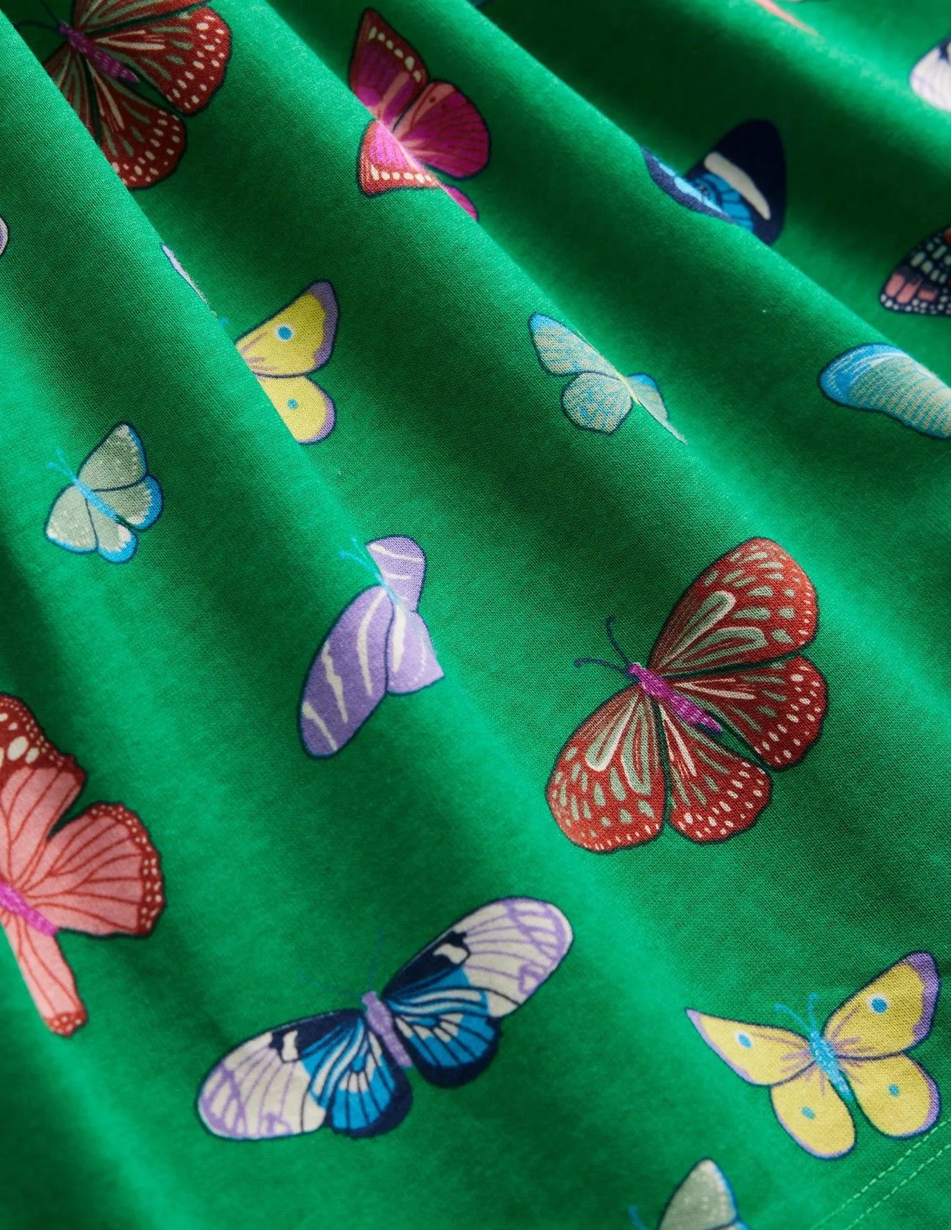 Butterfly Short-sleeved Fun Jersey Dress - Mini Taylor