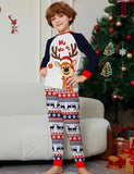 Cartún na Nollag Reindeer Clóbhuailte Teaghlaigh Pyjamas Meaitseála