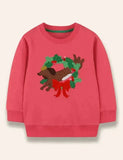 Geansaí Appliqué Dachshund Nollag
