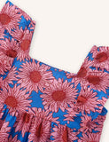 Flower Printed Sleeveless Dress