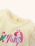 Pony Applique Tulle Dress