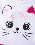 Kitten Printed Dress