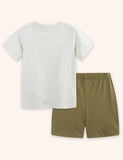 Animal and Plant Printed T-shirt Set