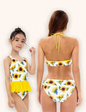 Mom&Me Sunflower Printed  Swimsuit