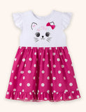 Kitten Printed Dress