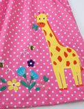 Appliqué Sioráf Bláth gúna poncaithe