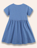 Guinea Pig&Goose Appliqué Dotted Dress