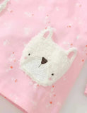 Gleoite Puppy Appliqué le Cochaillín T-Léinte Fada Muinchille