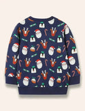 Sweatshirt Iomlán Clóbhuailte Cara na Nollag