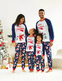 Christmas Snowman & Letter Print Family Matching Raglan-sleeve Pajamas Sets