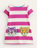 Cartoon Embroidered Dress