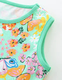 Series Printed Vest Dress