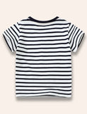Driving Animal Appliqué T-Shirt