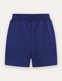 Parrot Embroidered Cotton Shorts