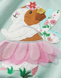 Green Guinea Pig Print Sweatshirt - Mini Taylor