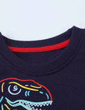 Line Dinosaur Printed Sweatshirt - Mini Taylor