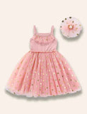 Sraith Gúna Dotted Tulle Suspender