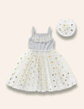 Sraith Gúna Dotted Tulle Suspender