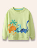 Cute Dinosaur Printed Sweatshirt - Mini Taylor