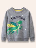 Cartoon Dragon Printed Sweatshirt - Mini Taylor