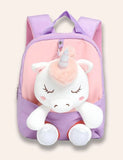 Cartoon Fluffy Unicorn Backpack - Mini Taylor
