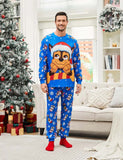 PAW Patrol Christmas Family Matching Chase and Marshall Pajamas Sets