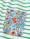 Gúna striped Floral