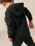 Feithicil Innealtóireachta Clóbhuailte Hooded Sweatshirt Set