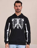 Sweatshirt Meaitseála Teaghlaigh Clóbhuailte Cnámharlach Oíche Shamhna