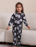 Pyjamas Meaitseála Teaghlaigh Aon Phíosa Oíche Shamhna