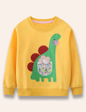 Sweatshirt Appliqué Dineasár